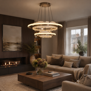 aluminium pendant light beside a bright window, SKU XZ0239