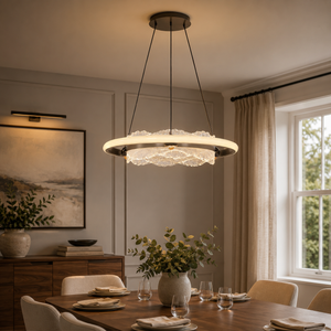 aluminium pendant light beside a bright window, SKU XZ0240