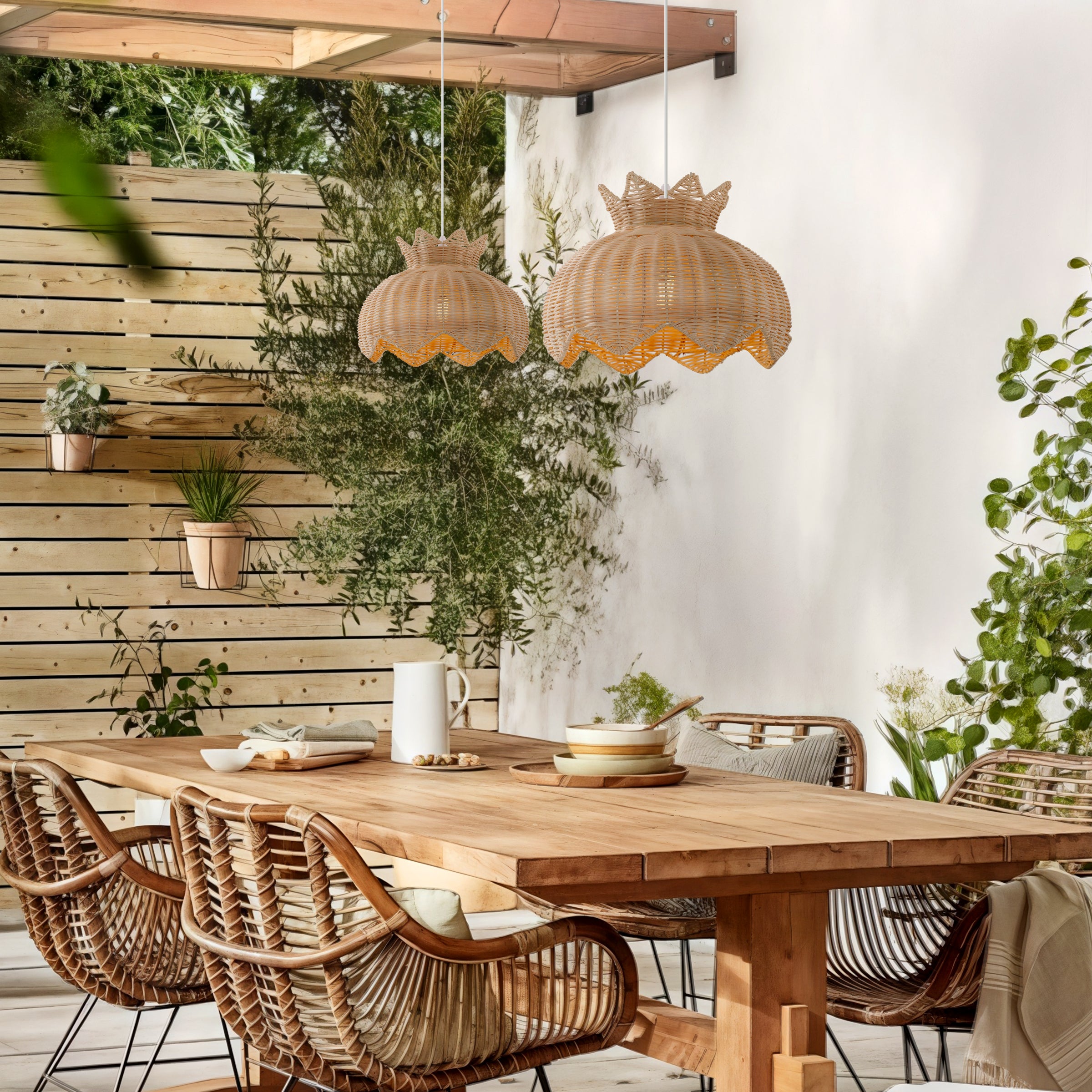 Handwoven Paper Rope Pendant Light for a Natural & Cozy Ambiance