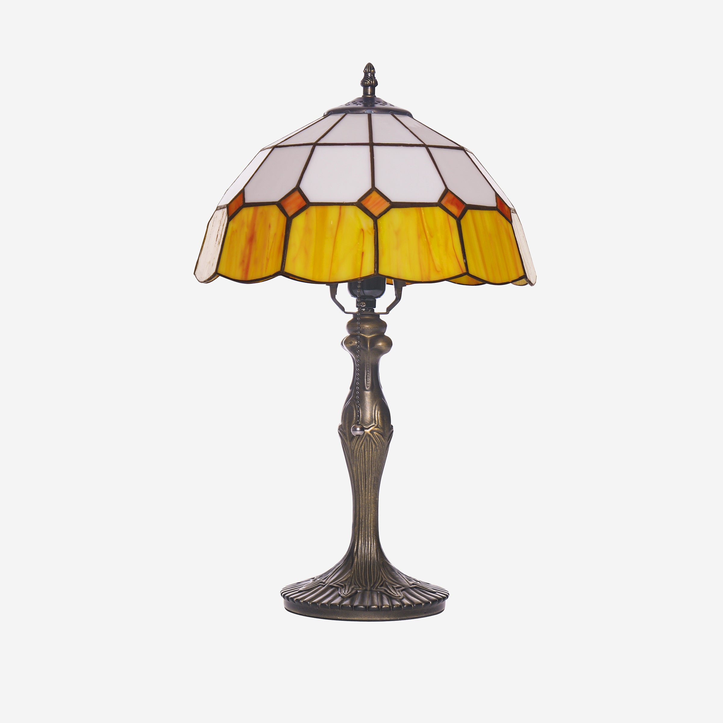 Tiffany Table Lamp | Handcrafted Stained Glass Block Series