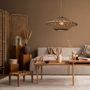 bamboo pendant light