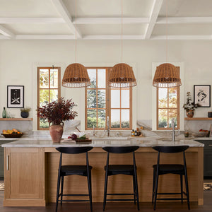 rattan pendant light