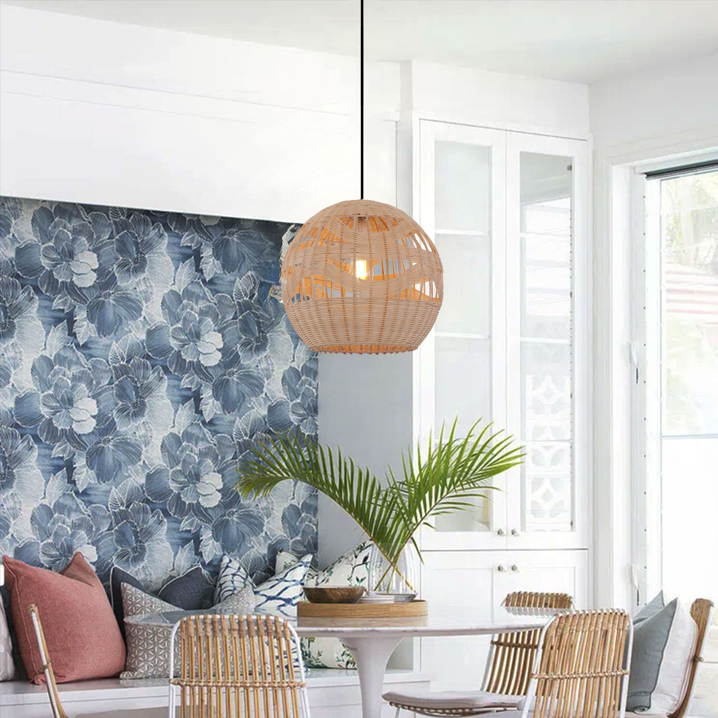 40cm Handwoven Rattan Pendant Ceiling Ligh