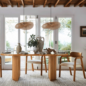 bamboo pendant light