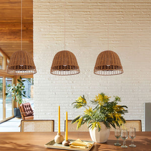 rattan pendant light
