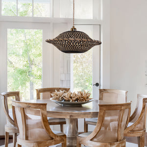 bamboo pendant light