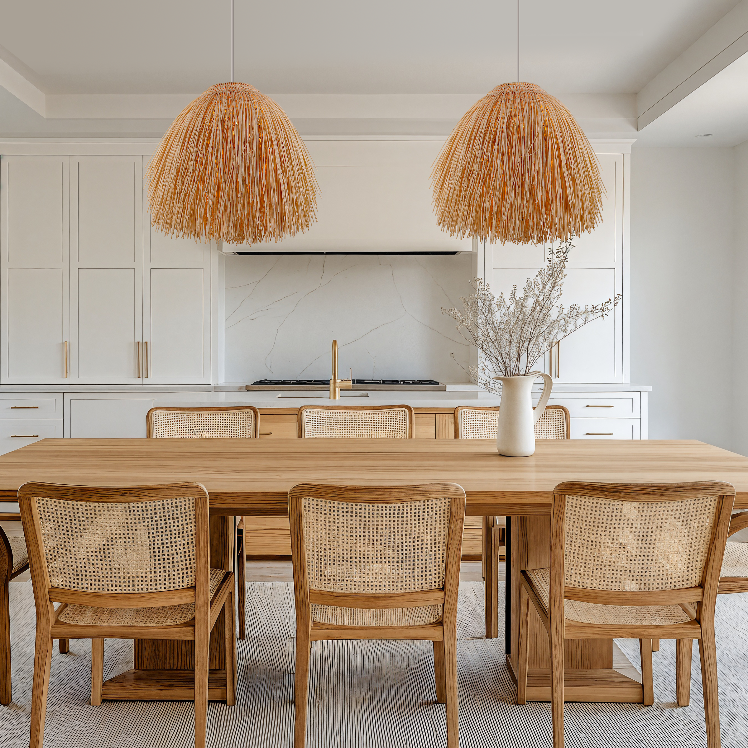 Scarecrow Rattan Pendant Light
