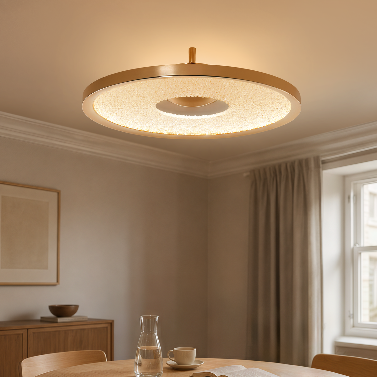 Bark Texture LED Ceiling Light
