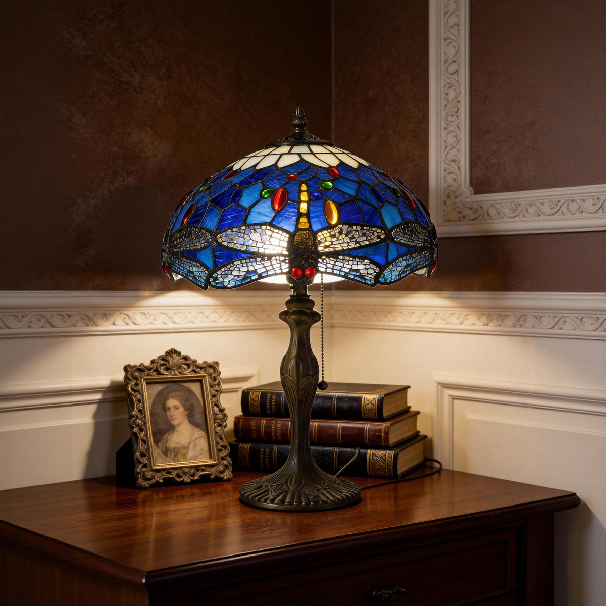 12 Inch Tiffany Table Lamp | Handcrafted Stained Glass Collection
