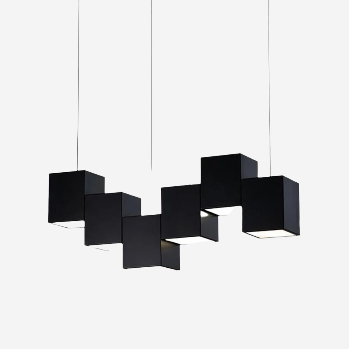 Lightsin Linear Cubes Kitchen Island Pendant Light