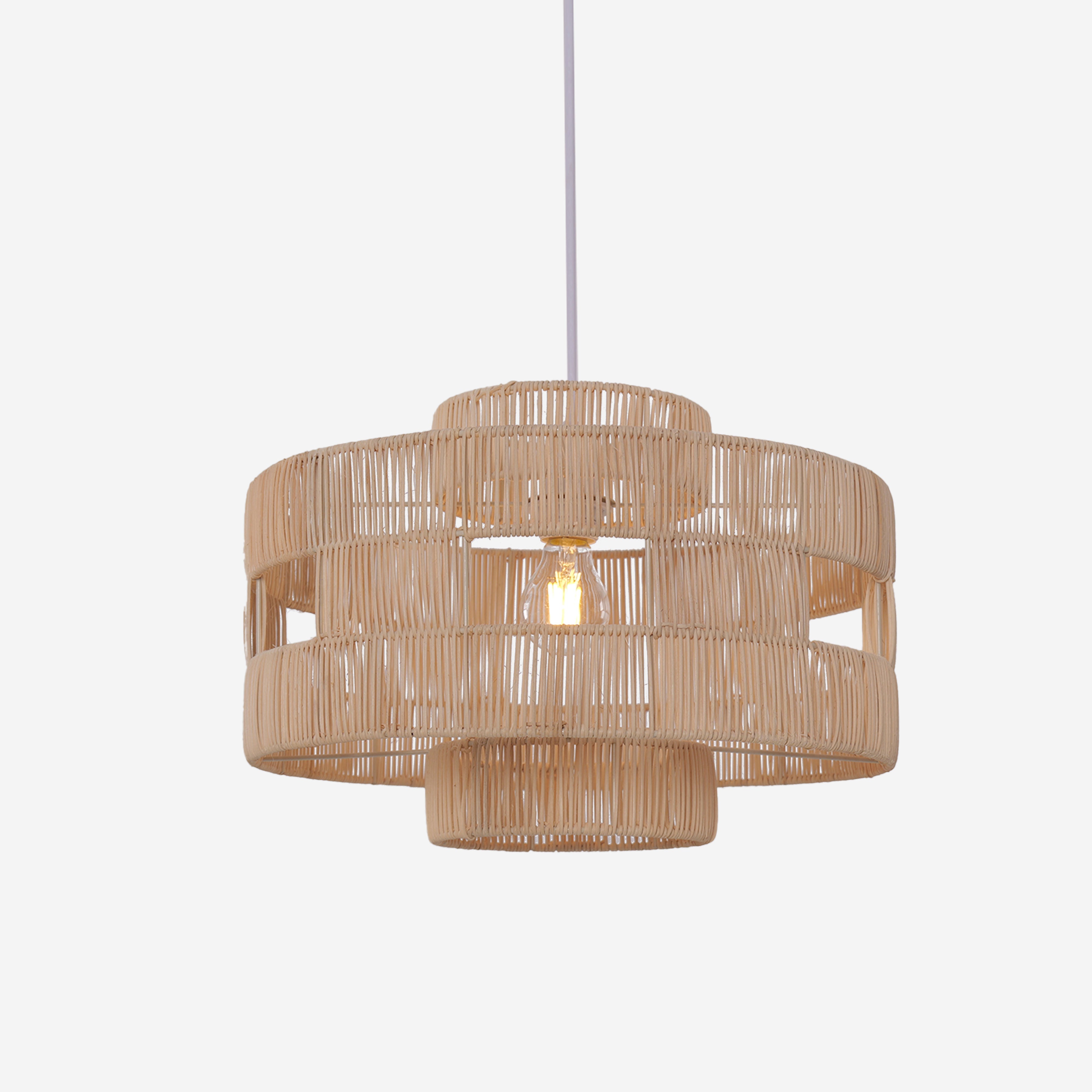 Handcrafted Rattan Pendant Lamp for a Warm Touch