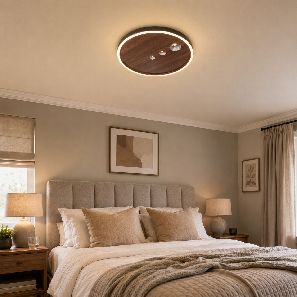 40cm Dimmable LED Ceiling Light with Night Light Mode