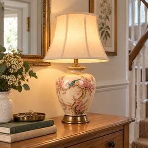 Spring Magpie Peach Blossom Ceramic Table Lamp - LI460313 (3).png
