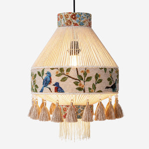 Bohemian Tassel Ceiling Light with Fringe, Detachable Design, Ethnic Style - LI460333 image 9
