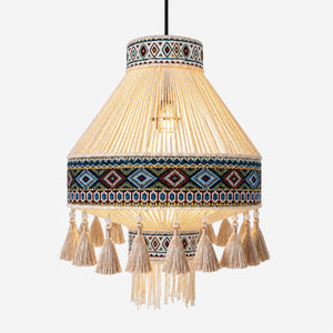 Bohemian Tassel Ceiling Light with Fringe, Detachable Design, Ethnic Style - LI460334 image 9