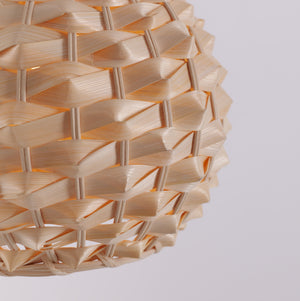 bamboo pendant light