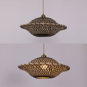 bamboo pendant light