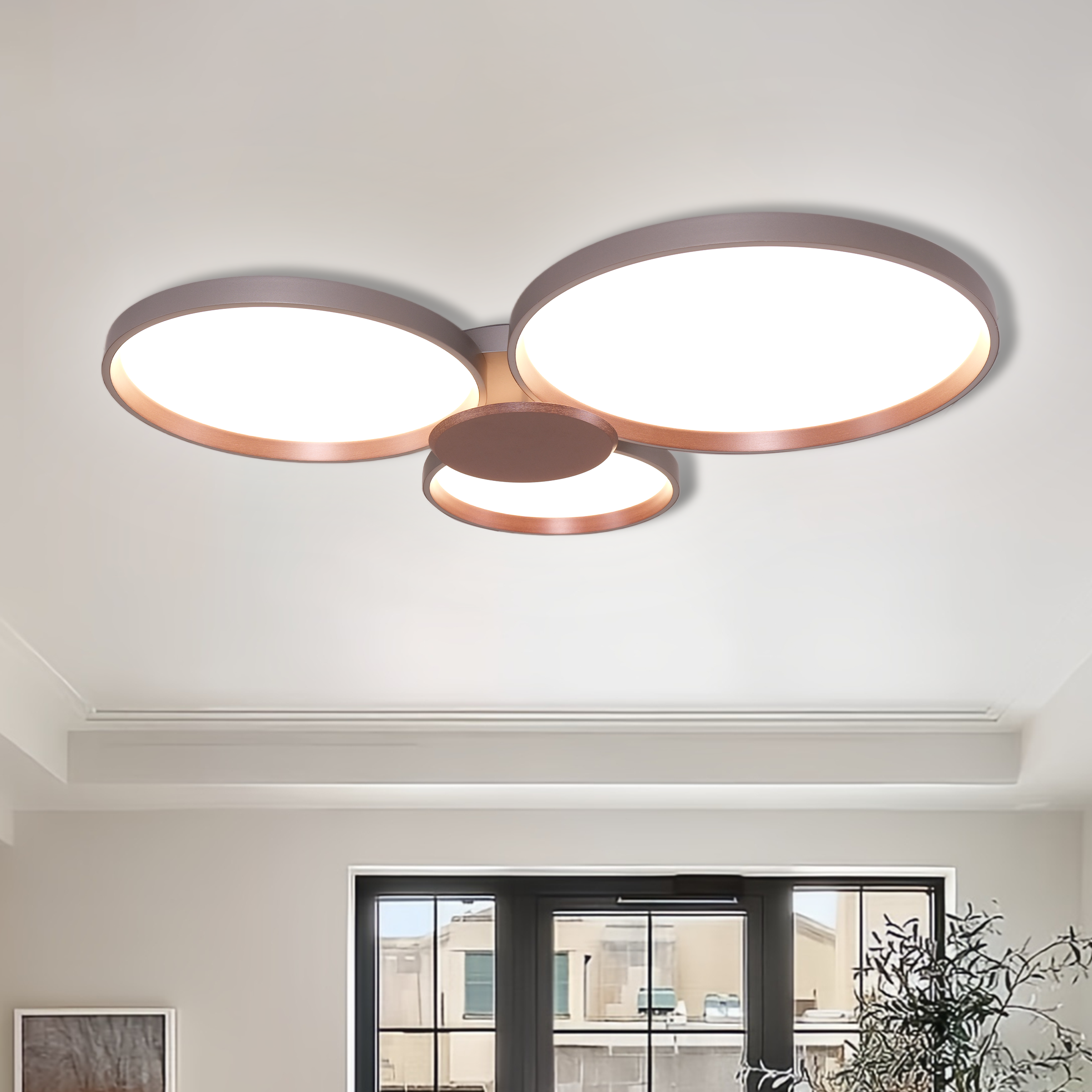 Minimalist LED Ceiling Light for Living Room and Bedroom