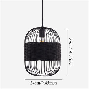 Size chart for Glyph-Industrial Black Pendant Light for Kitchen & Dining Room pendant