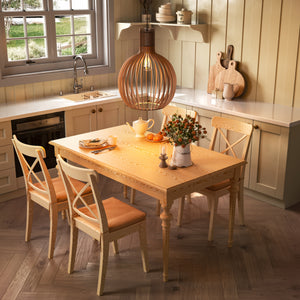 Shadome-Pendant Lights for Kitchen – Tonka Scandinavian LED Wood Pendant pendant light in a home interior
