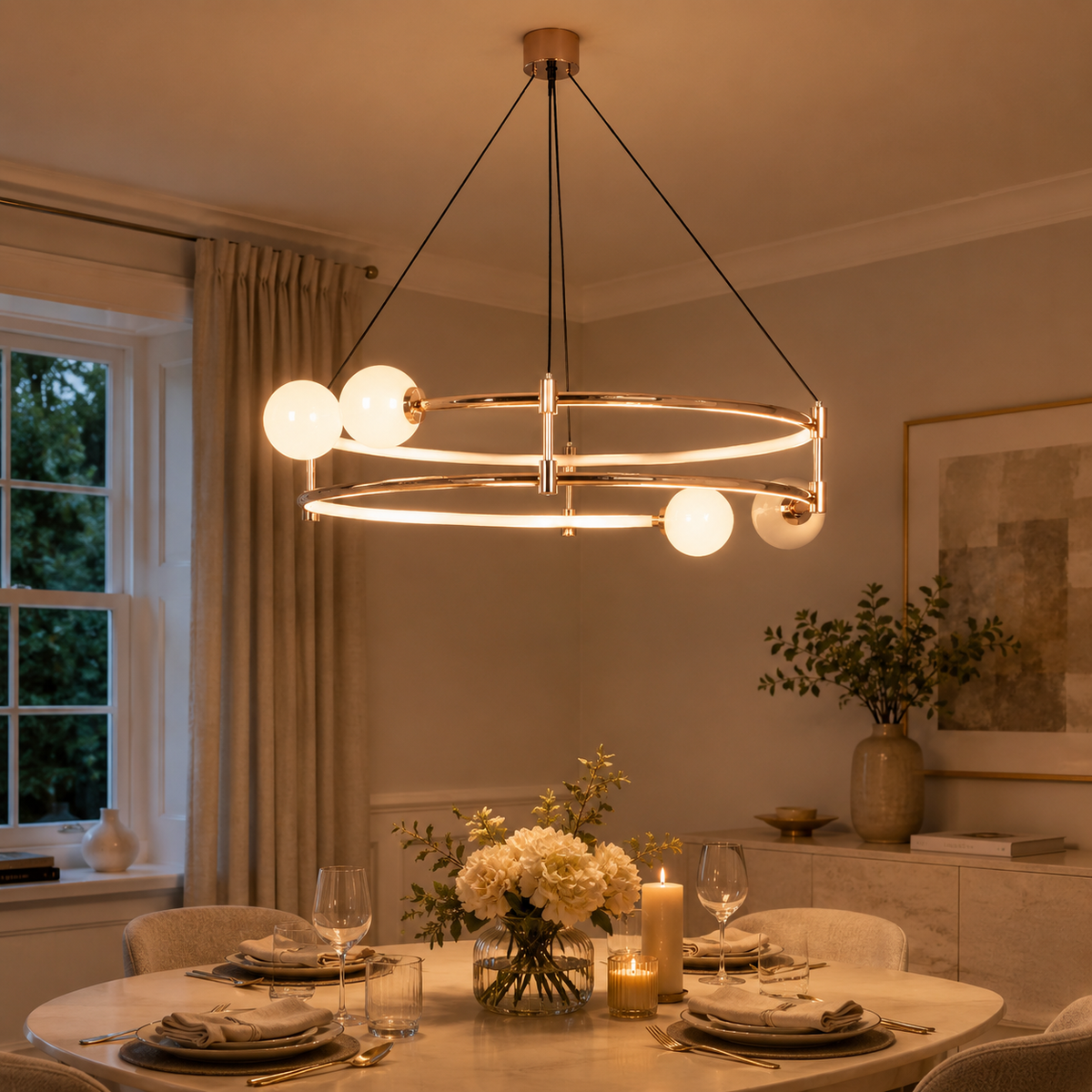 metal pendant light over a warm kitchen counter, SKU XZ0242