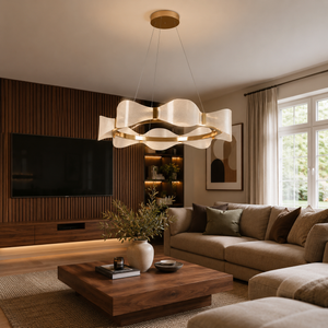 ring pendant light above a bright dining table, SKU XZ0246