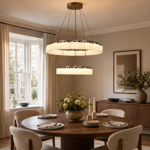 ring pendant light above a bright dining table, SKU XZ0247