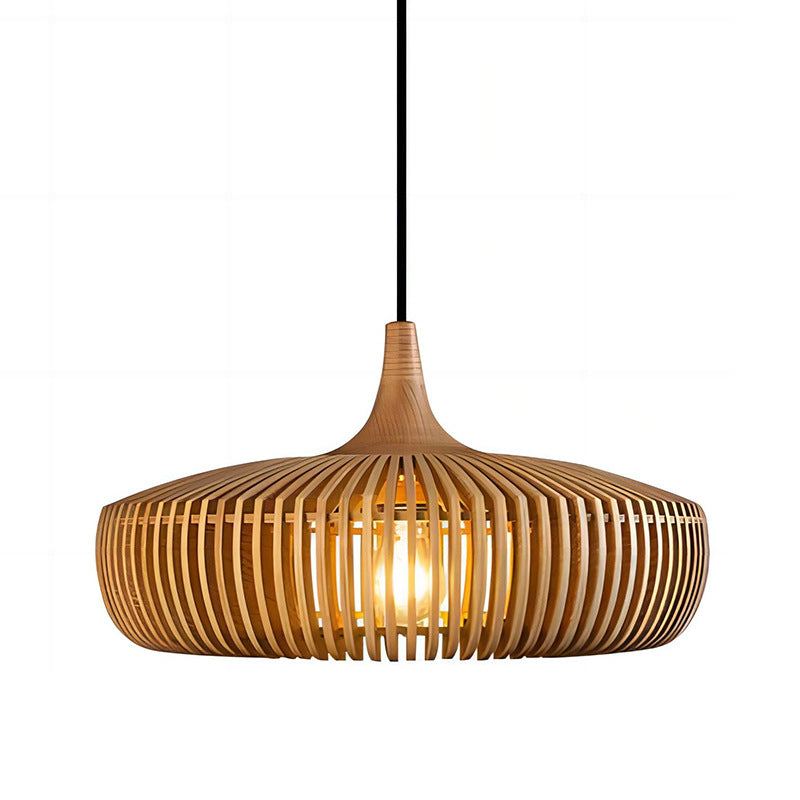 Minimalist Natural Wood Kitchen Pendant Lighting