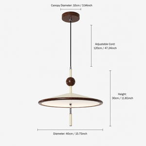 dimension chart for the beige iron pendant for beige iron pendant light