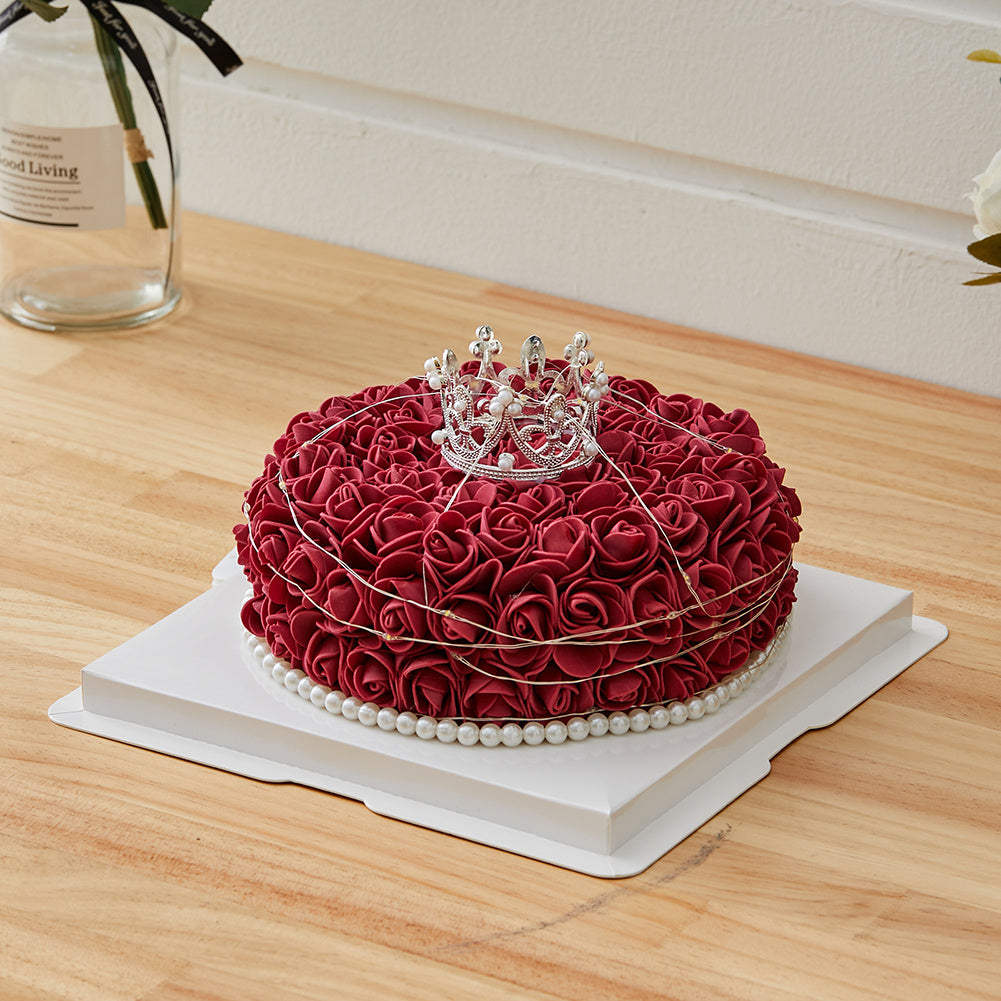 Eternal Rose Cake Replica Gift Set - Burgundy