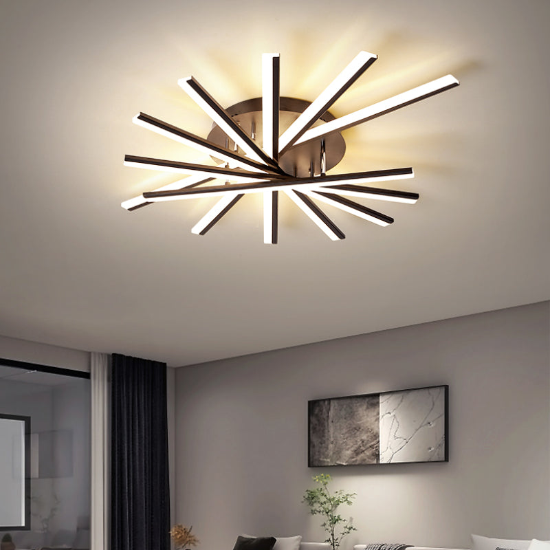 Modern Minimalist Artistic Linear Creative Ceiling Light