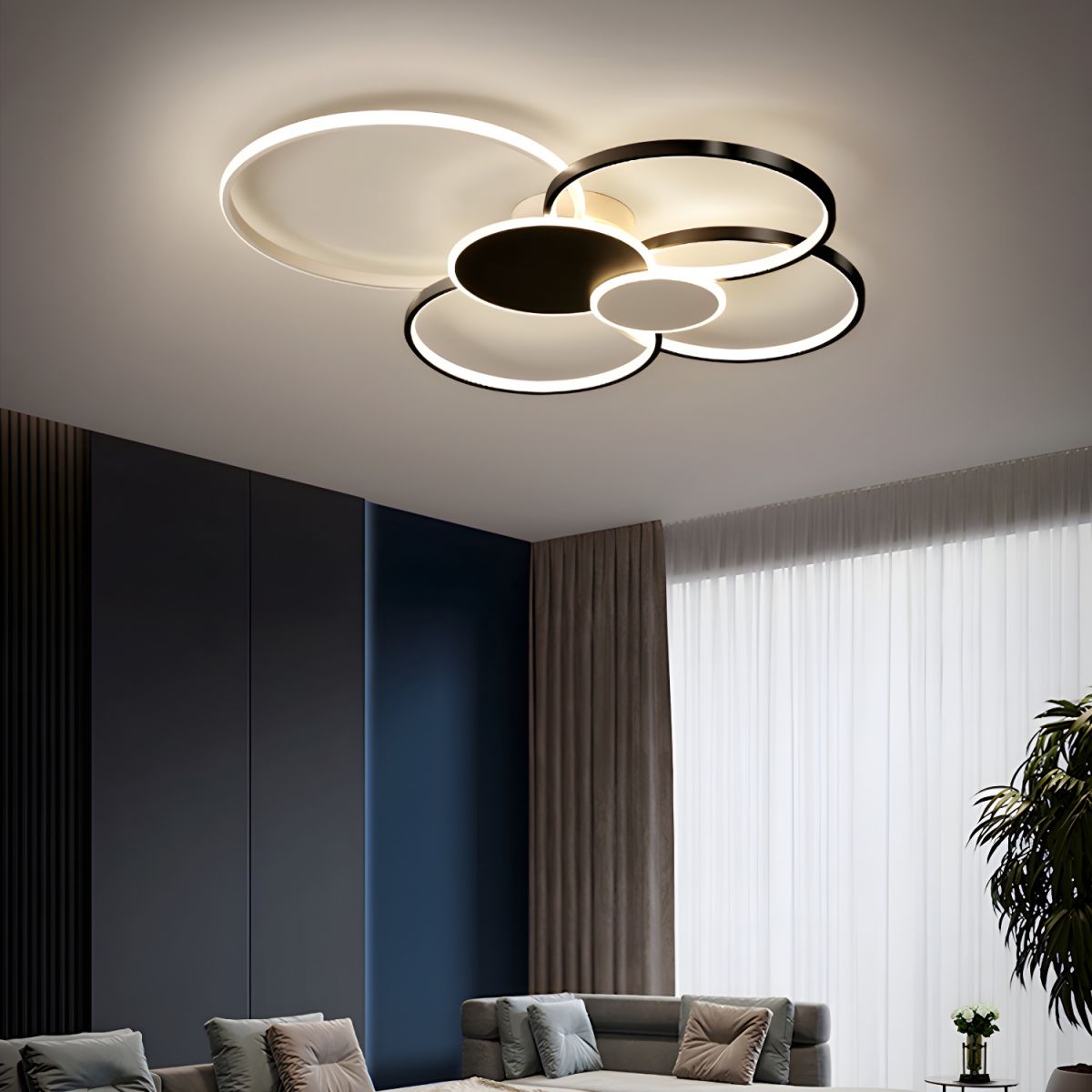 round led ceiling light