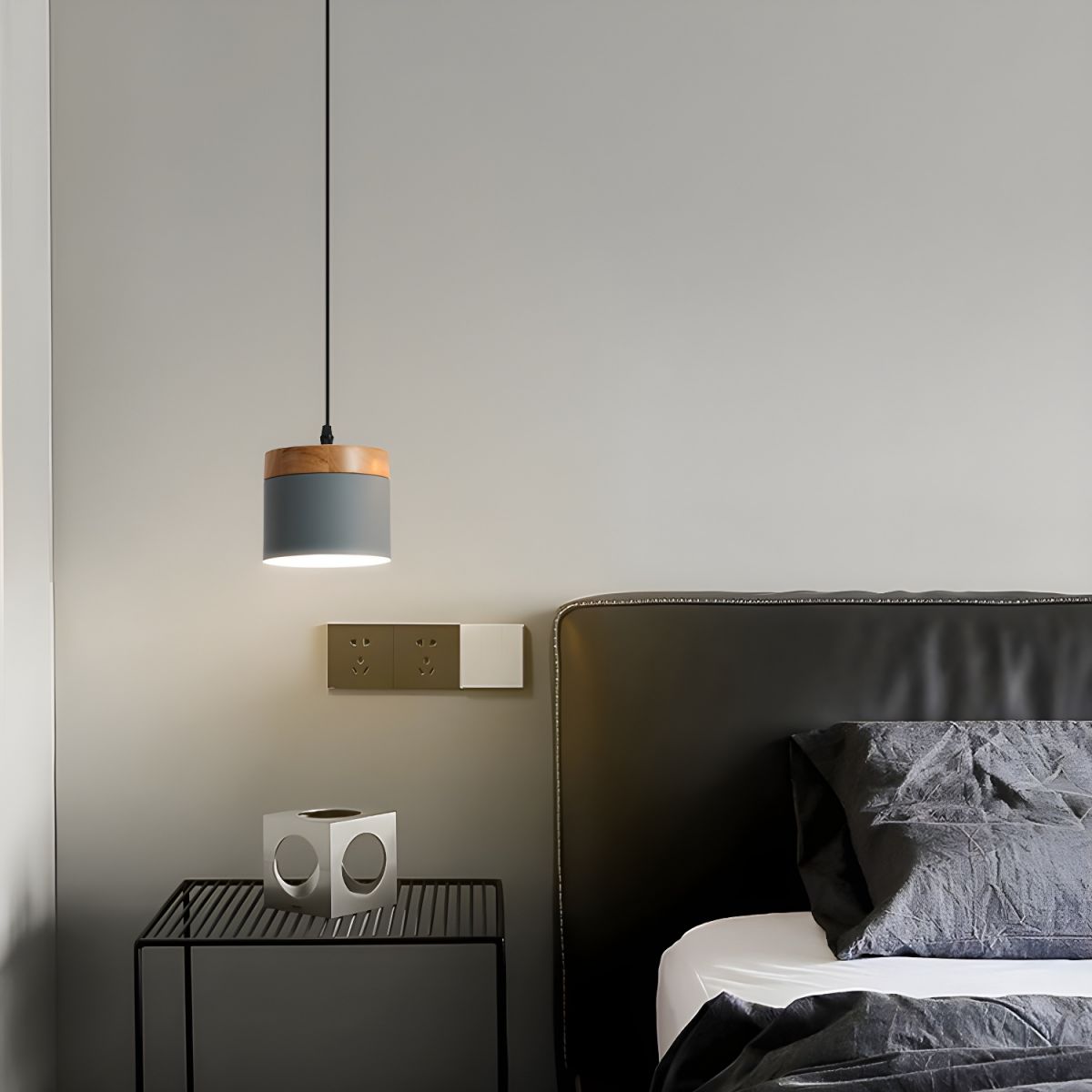 Nordic Modern Minimalist Round Single Head Pendant Light