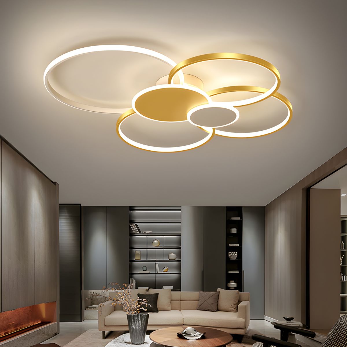 round led ceiling light