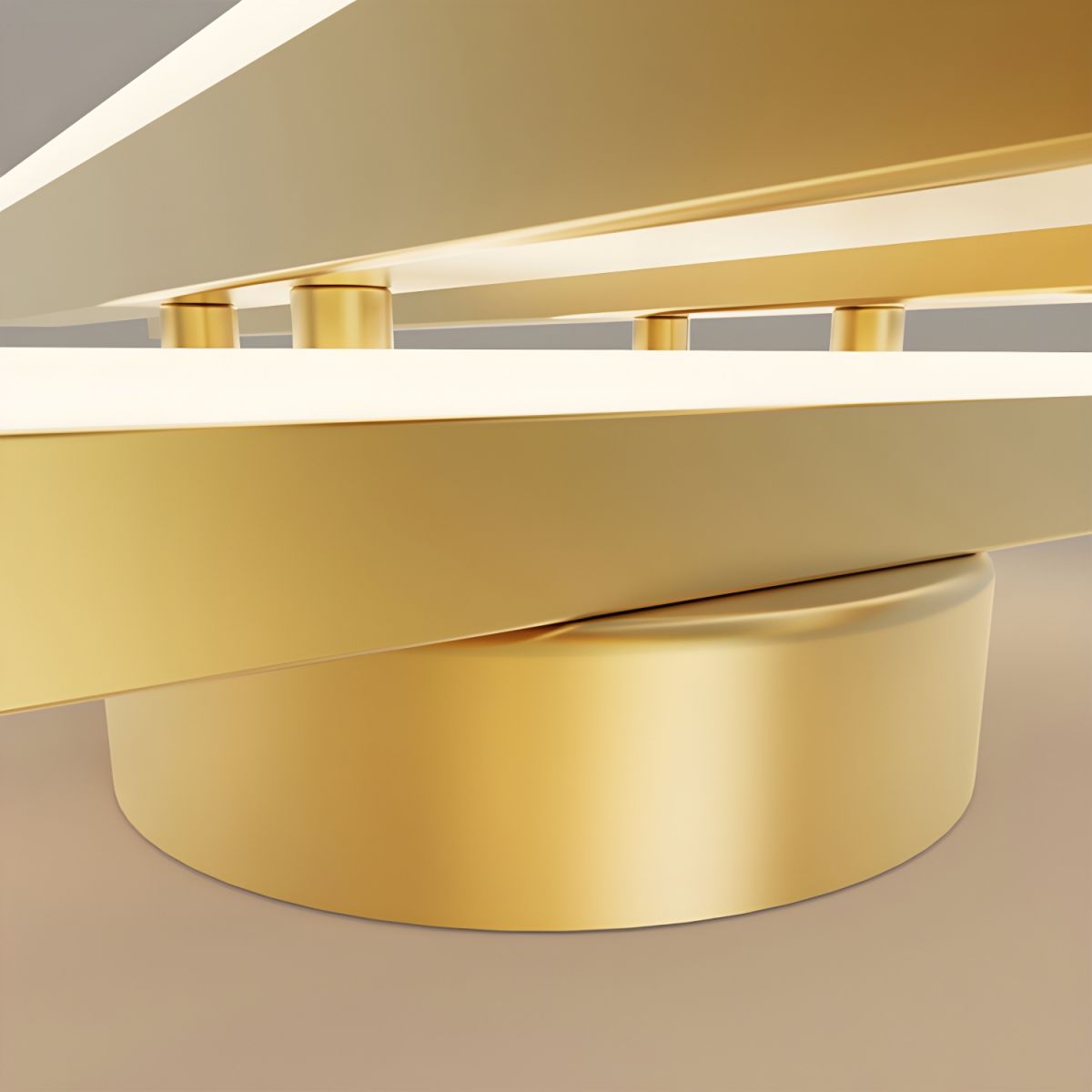 Elegant Contemporary Linear Flush Mount LED Metal Ceiling Light for Living Space