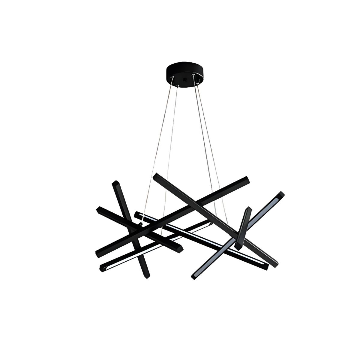 Linear Modern Creative Chandelier with Adjustable Hanging Length