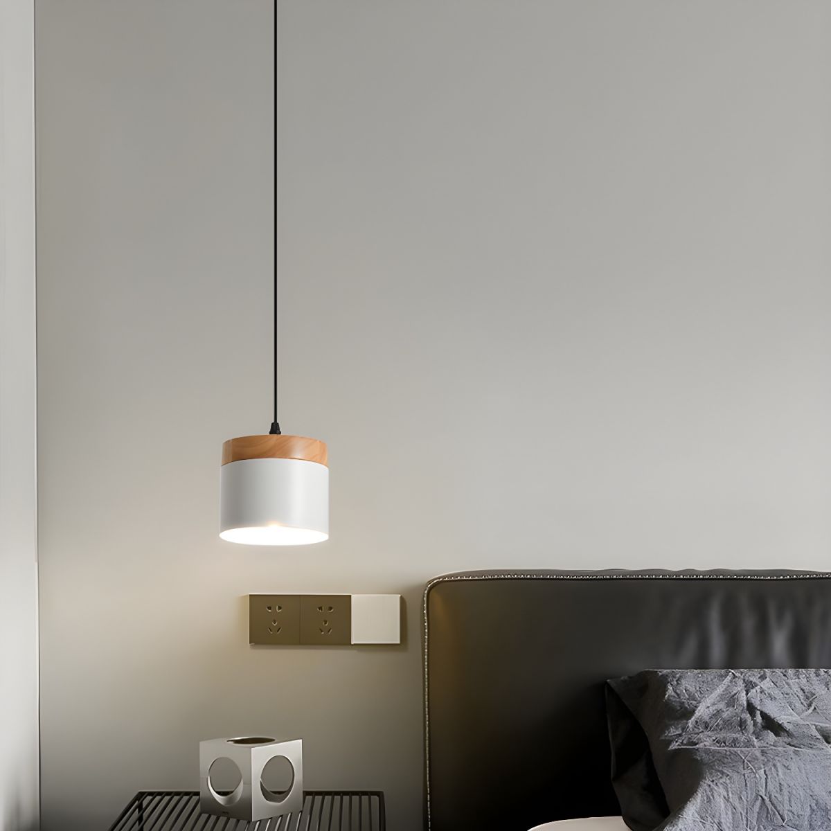 Nordic Modern Minimalist Round Single Head Pendant Light