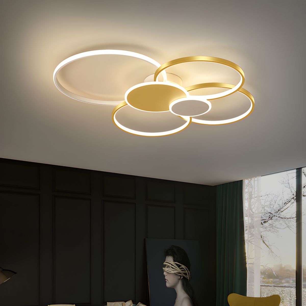 round led ceiling light