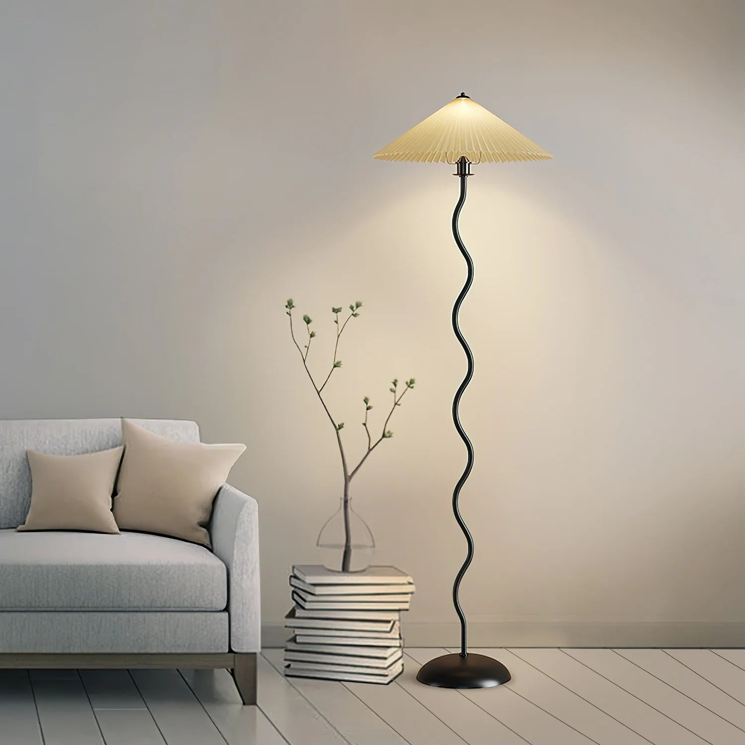 LED Modern Simple Squiggle Floor Lamp