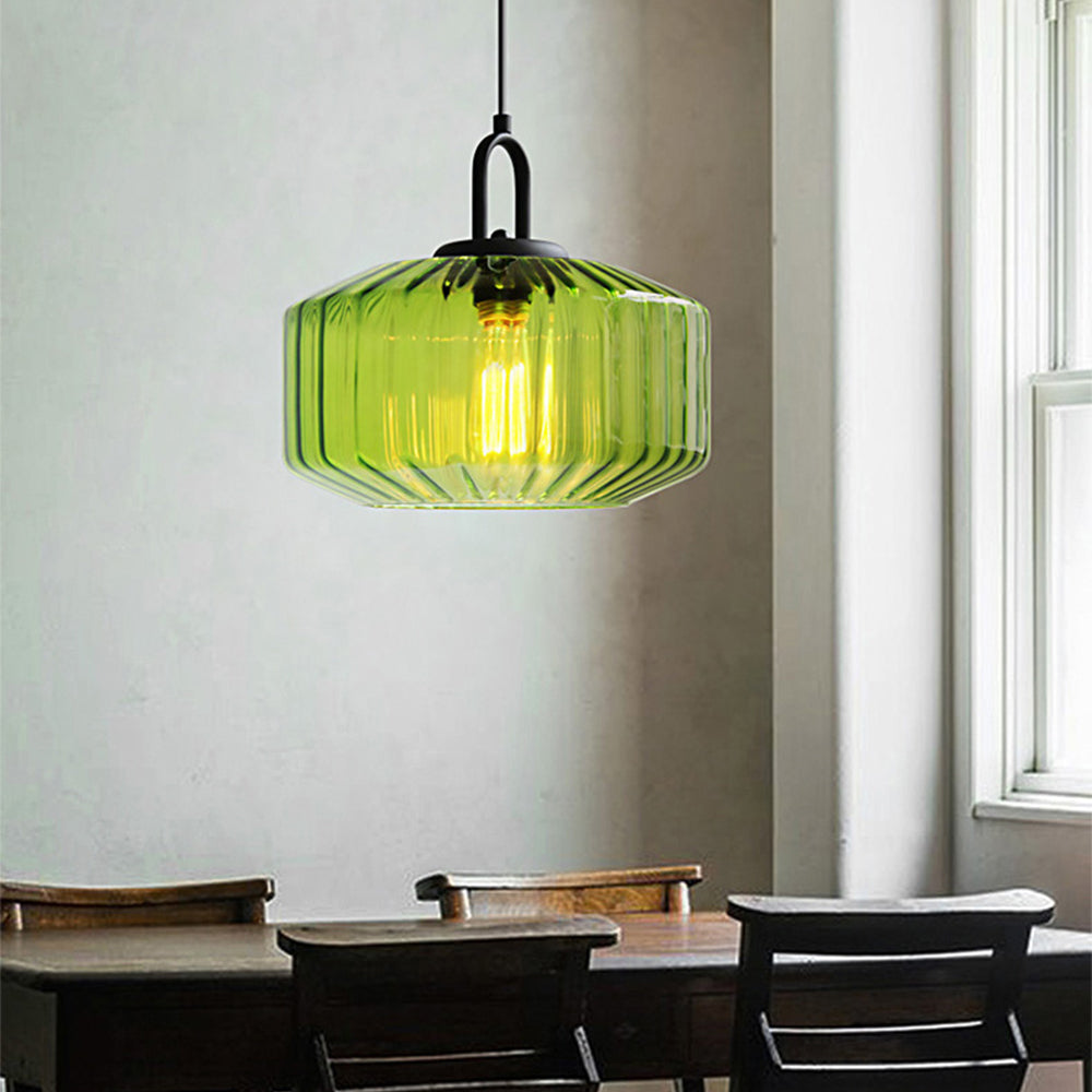 Modern Minimalist Creative Coloured Glass Pendant Light