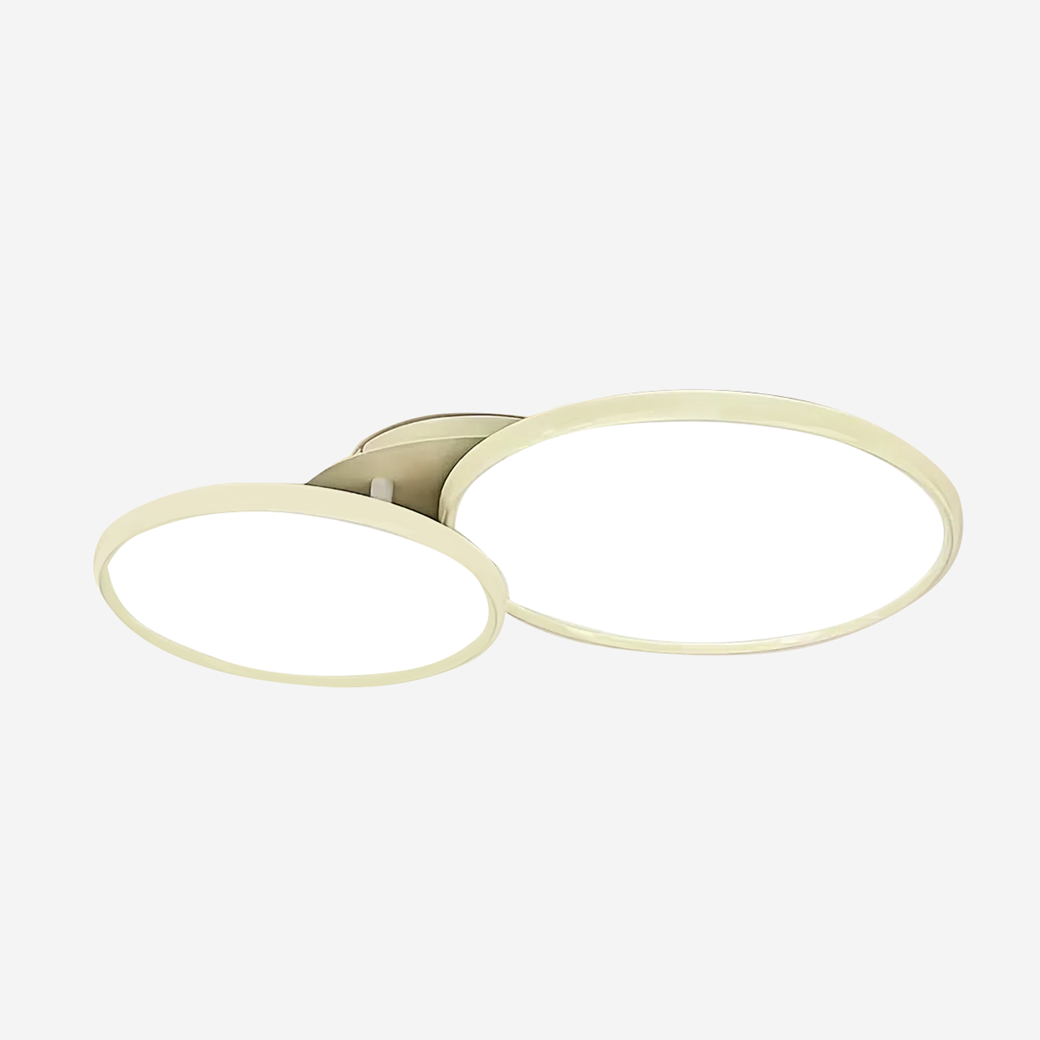 Full Spectrum Dimmable Ivory White Aluminum Round LED Ceiling Light