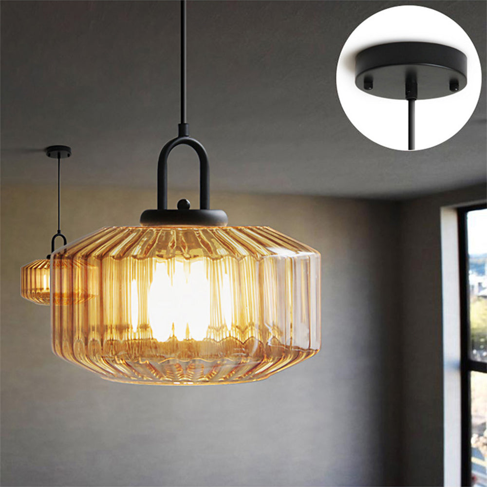 Modern Minimalist Creative Coloured Glass Pendant Light