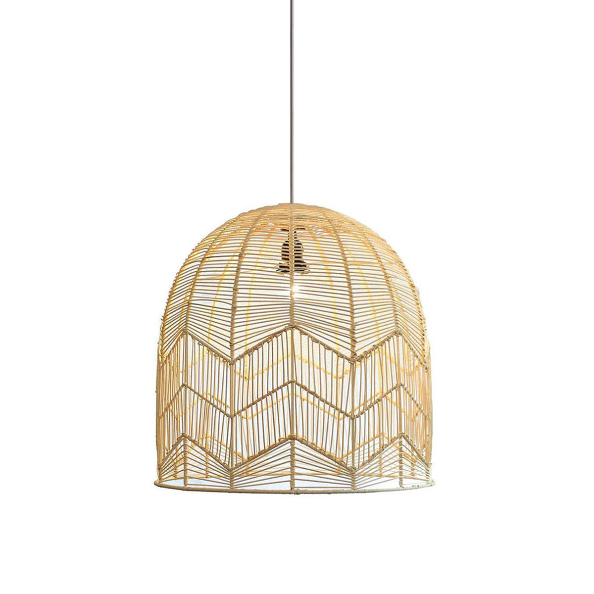 Natural Rattan Pendant Light Indoor Decorative Lighting Fixture