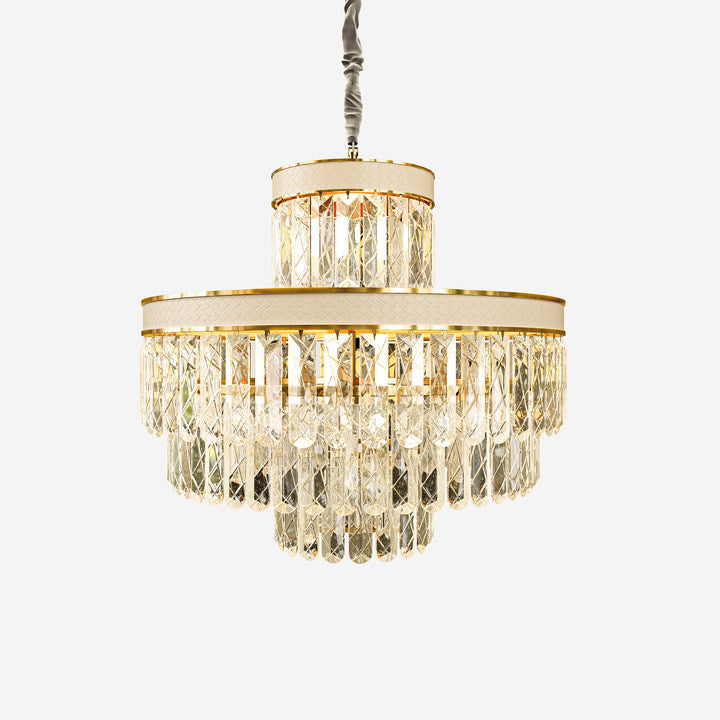 Golden Crystal Radiance Dimmable Pendant Light