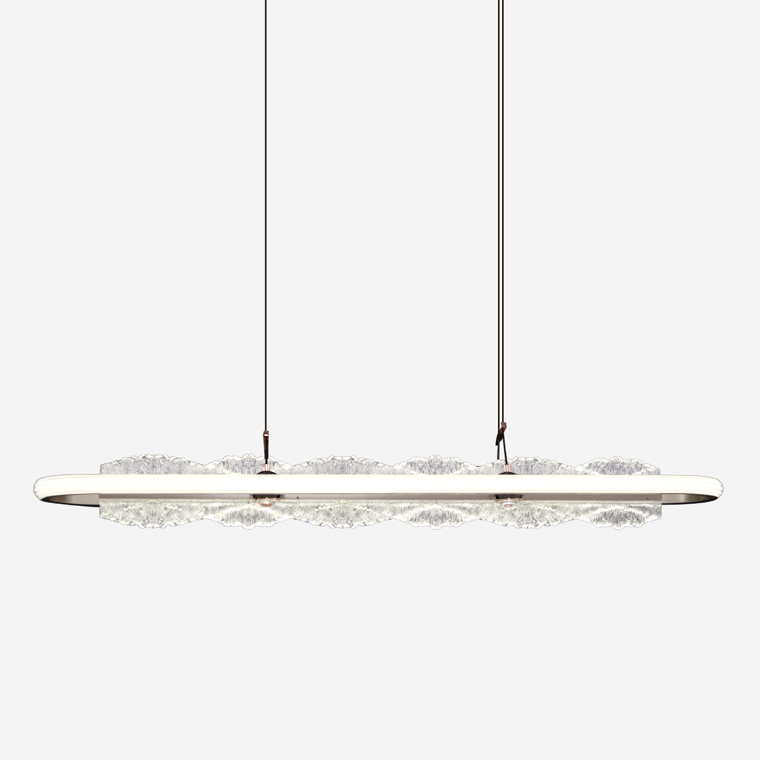 Sleek Aluminum and Acrylic Pendant Light for Dinning Area