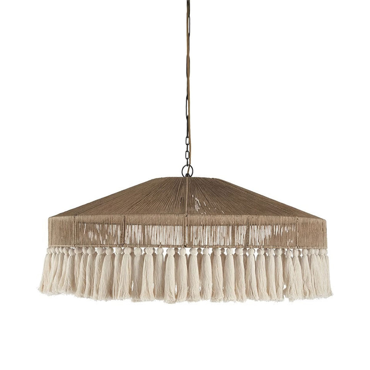 Bohemian Style Handcrafted Woven Hemp Rope Hanging Pendant Lights