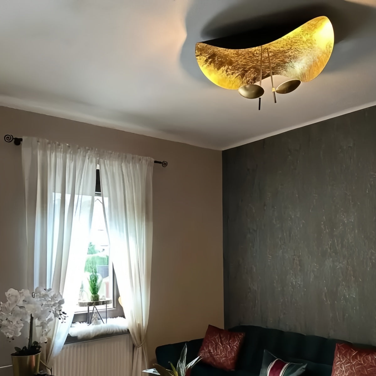 Creative Flying Saucer Art Ceiling Lamp Modern Pendant Lighting Fixture