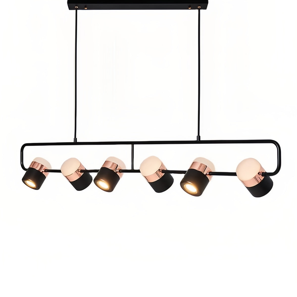 Nordic Modern Dining Area Black Pendant Light Kitchen Island Lighting Fixtures