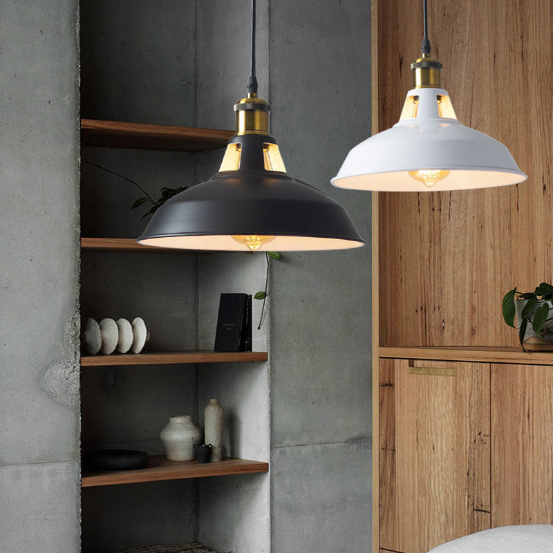 Classic Industrial Chic Pot Lid Pendant Light