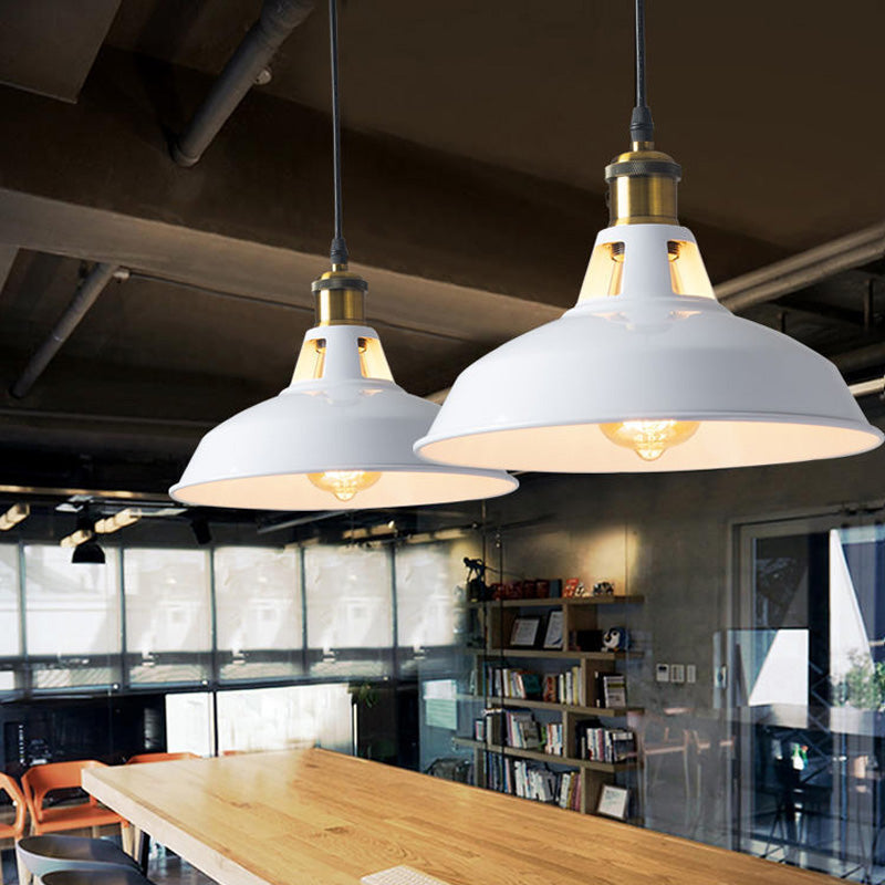 Classic Industrial Chic Pot Lid Pendant Light